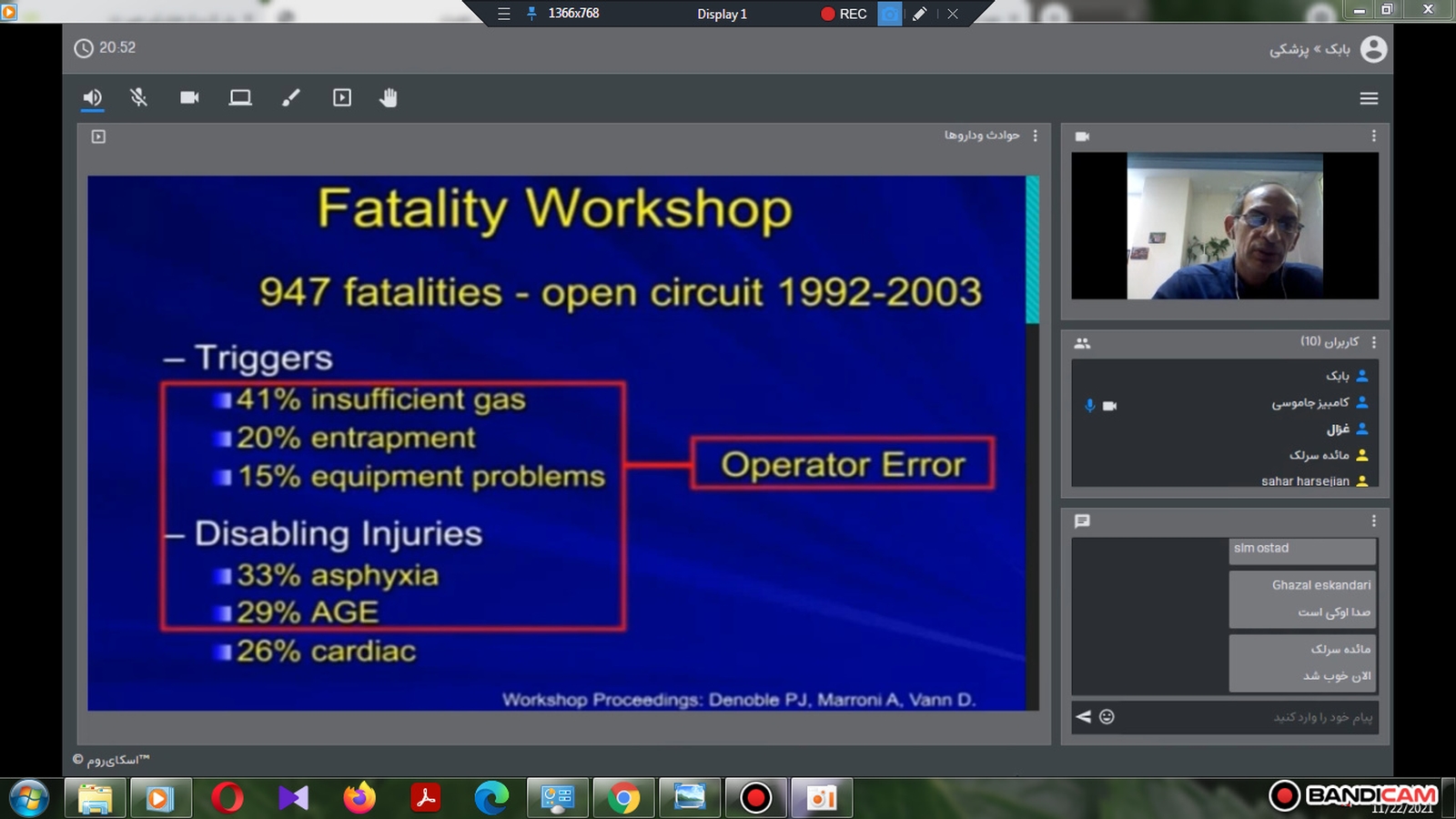 وبینار آموزشی پزشکی غواصی وبینار آموزشی پزشکی غواصی